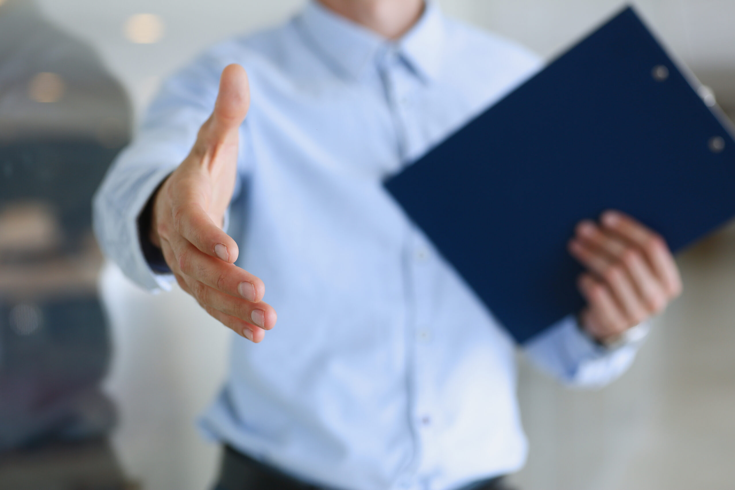 prospecting tip 101: offering a handshake